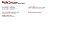 Desktop Screenshot of dailytao.org